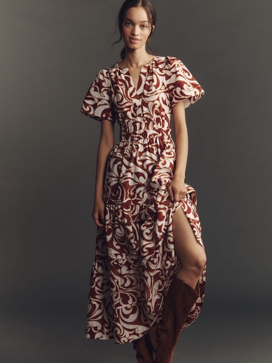 Anthropologie Dresses & Skirts - NWT! Anthropologie Somerset maxi dress in burgandy. Size small